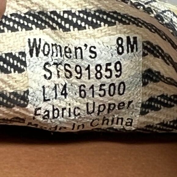 Sperry Women's Size 8 Floral Print Espadrille Slip On Shoes - Picture 10 of 10